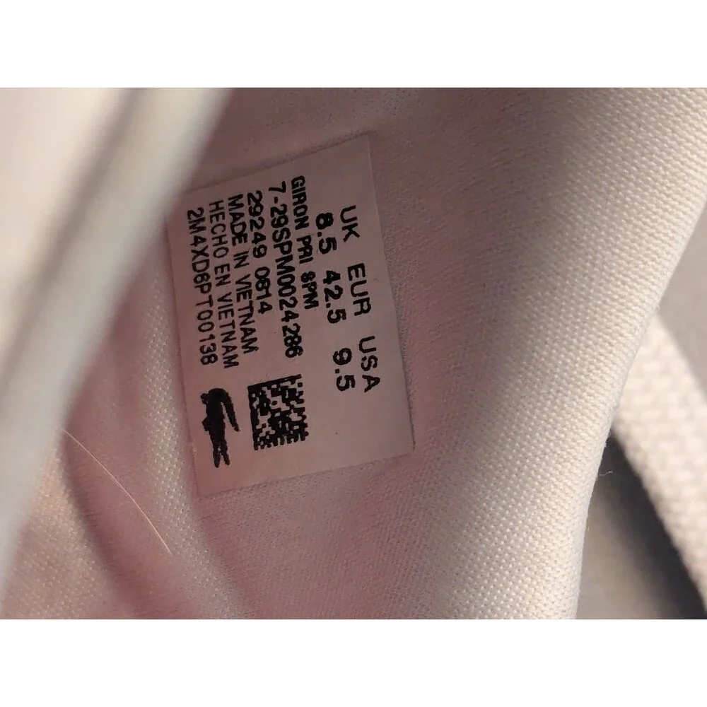 Lacoste giron white